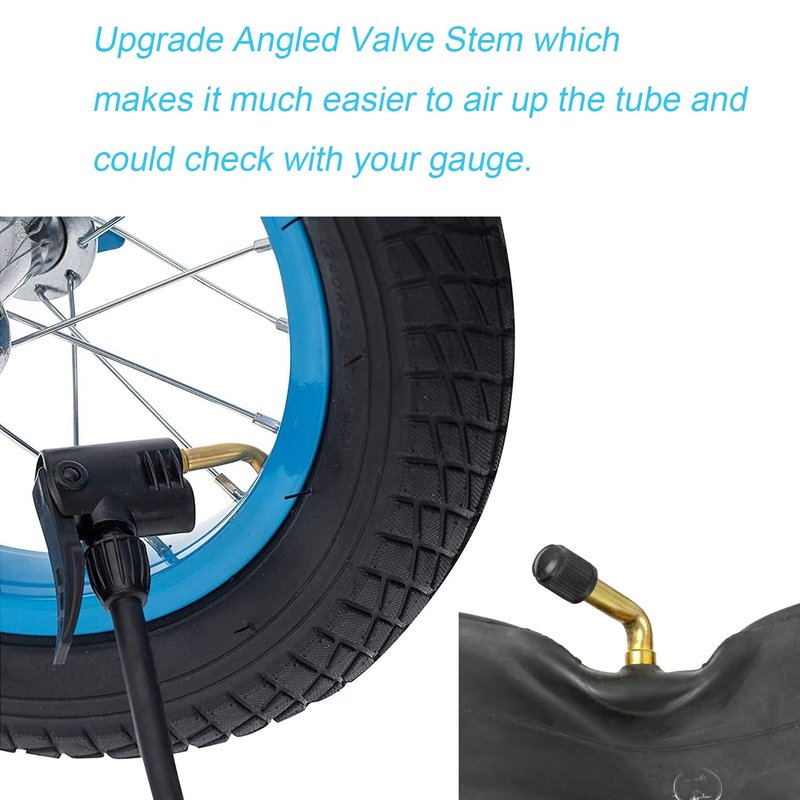 Loxan 2 Pack 14x2.125 Bike Inner Tubes Compatible with 14 Inch Electric Scooters, 14 x 2.125 inch Replacement Bicycle Tubes with Angled Valve Stem for Electric Bike, E-Bike and 14-Inch Bike