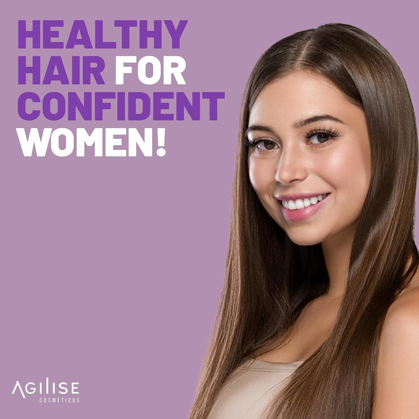 AGILISE UNIKA Hair Straightening Cream - Formaldehyde-Free Brazilian Blowout | Smoothing Treatment, 33.8 fl oz / 1L