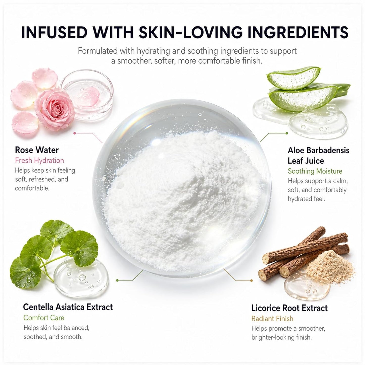 Aqua Setting Powder - Water-Based Translucent Loose Powder for Hydrating Matte Finish | Lightweight & Waterproof, Long-Lasting Oil Control