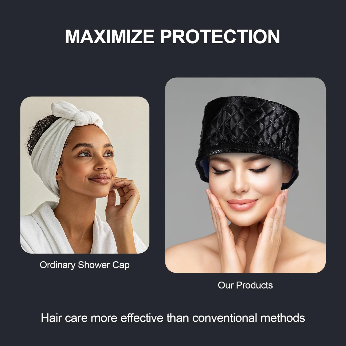 Electric Hair Steamer Cap, Hair Care Hat Heating Cap