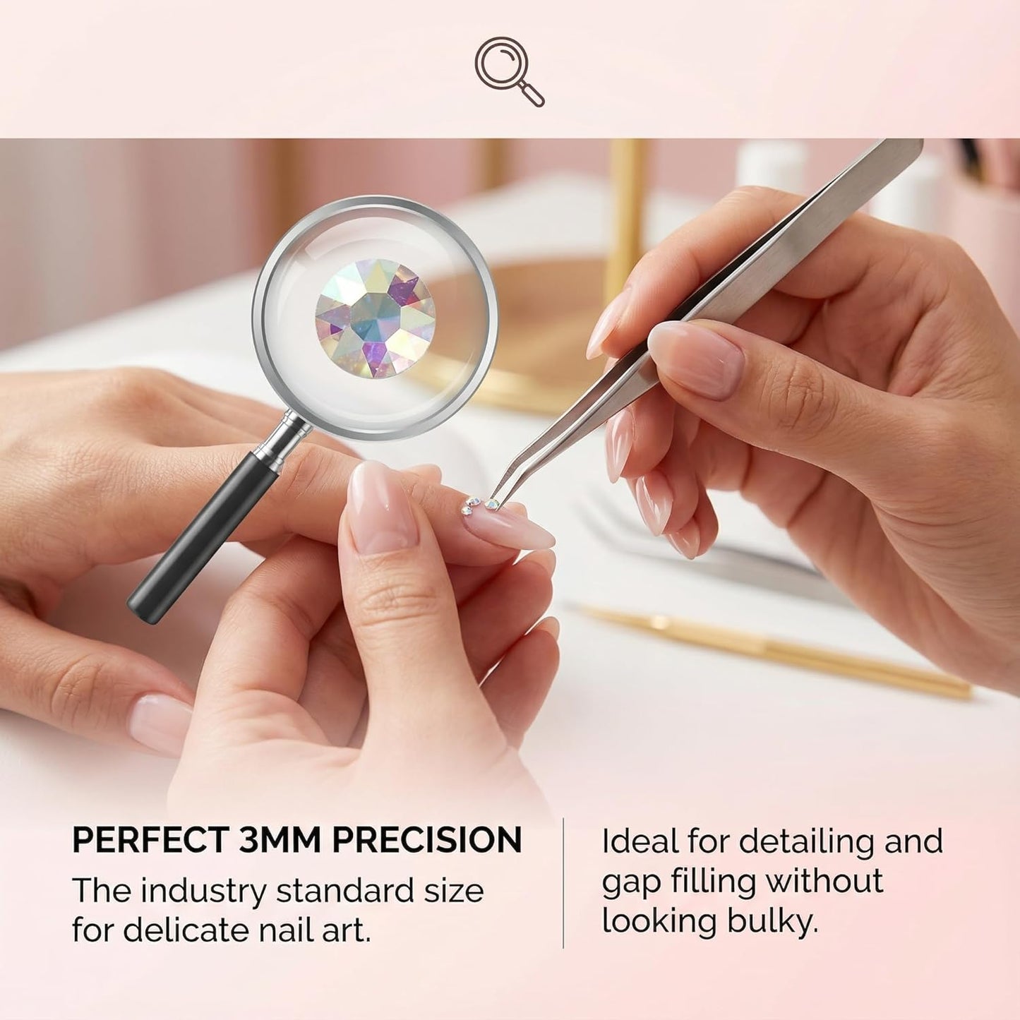 Rhinestones Bedazzling Kit - 33,000 Pcs 3mm Flatback Resin Crystals for Crafts & Clothing | Rainbow Colors with B-7000 Glue