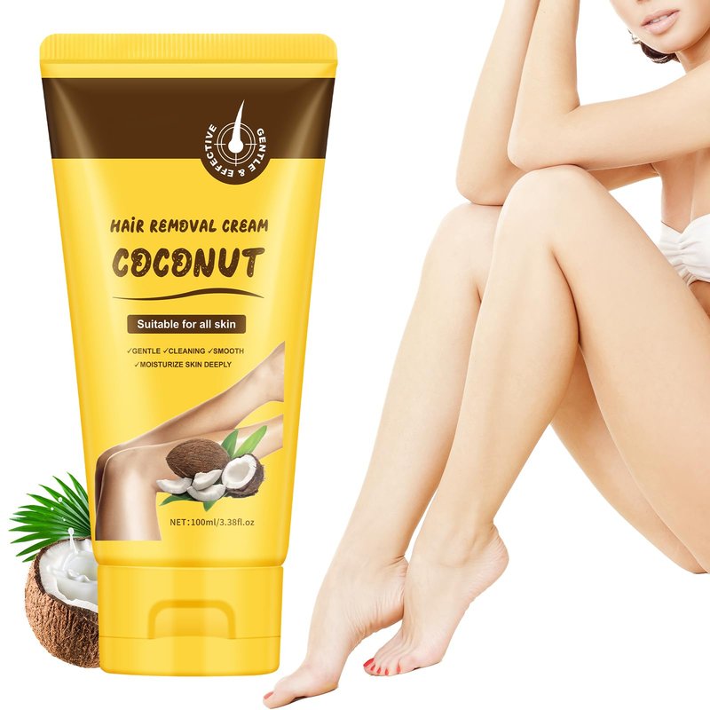 Hair Removal Cream for Women, Sensitive Depilatory Creams for Bikini, Private Areas, Pubic, Body, Legs, and Underarms, Painless Flawless Depilatory Cream
