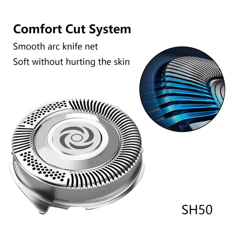 Durimi Replacement Complete Head Assembly for Philips Norelco Series 5000 Shavers