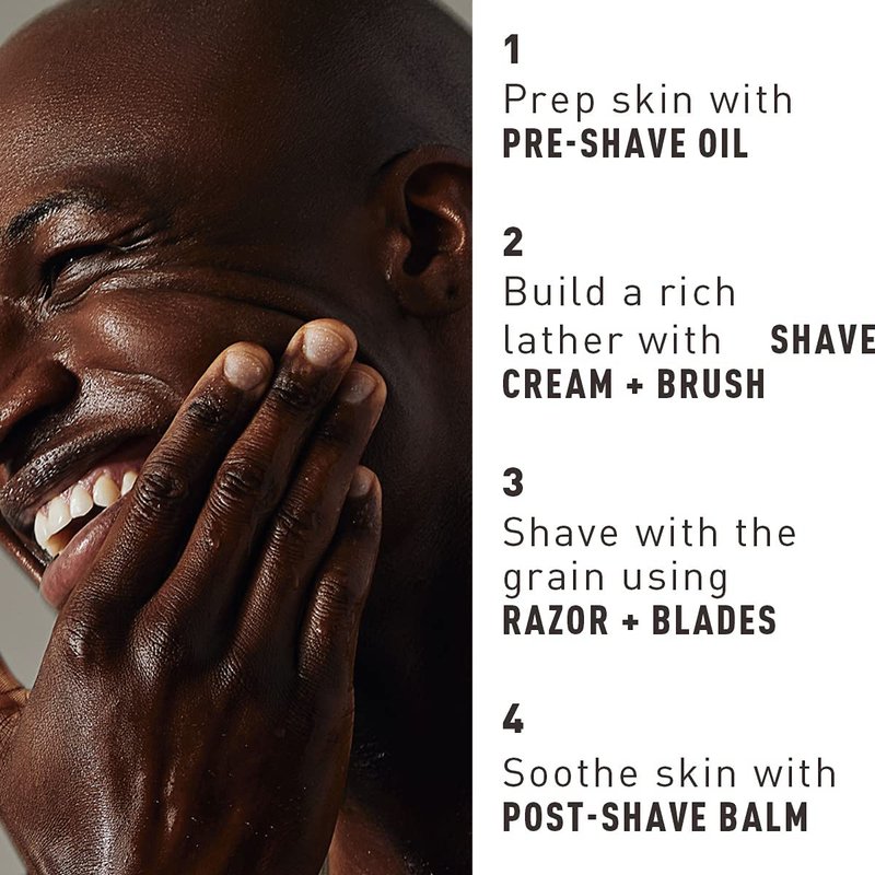 Bevel Shaving Kit for Men, Includes Safety Razor with 40 Replacement Blades, Luxury Shaving Brush, Pre Shave Oil, Shave Cream and Balm (Packaging May Vary)