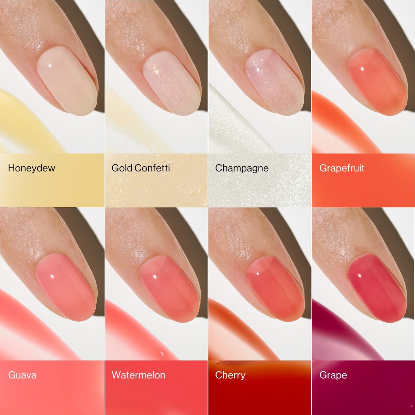 ohora 2-in-1 Sheer Nail Polish & Strengthener(Honeydew) | Tinted Nail Concealer | Nail Hardener for Weak, Damaged Nails | Nail Care Polish with Glossy Finish | Glazed-Syrup Formula, 15 mL