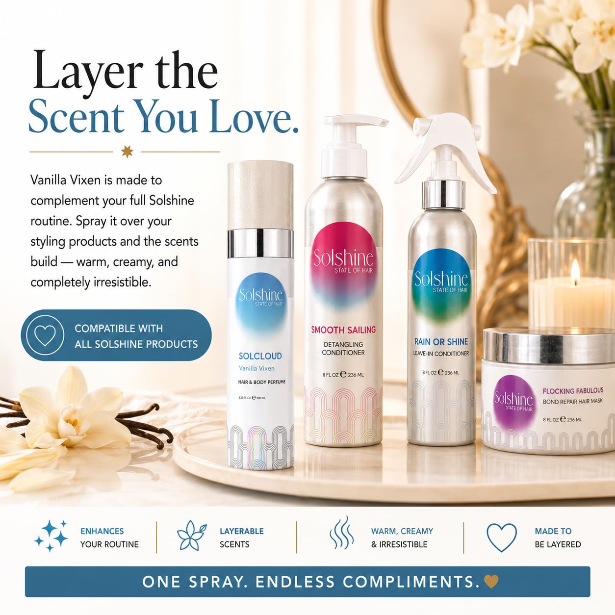 Solcloud Vanilla Vixen Hair & Body Perfume
