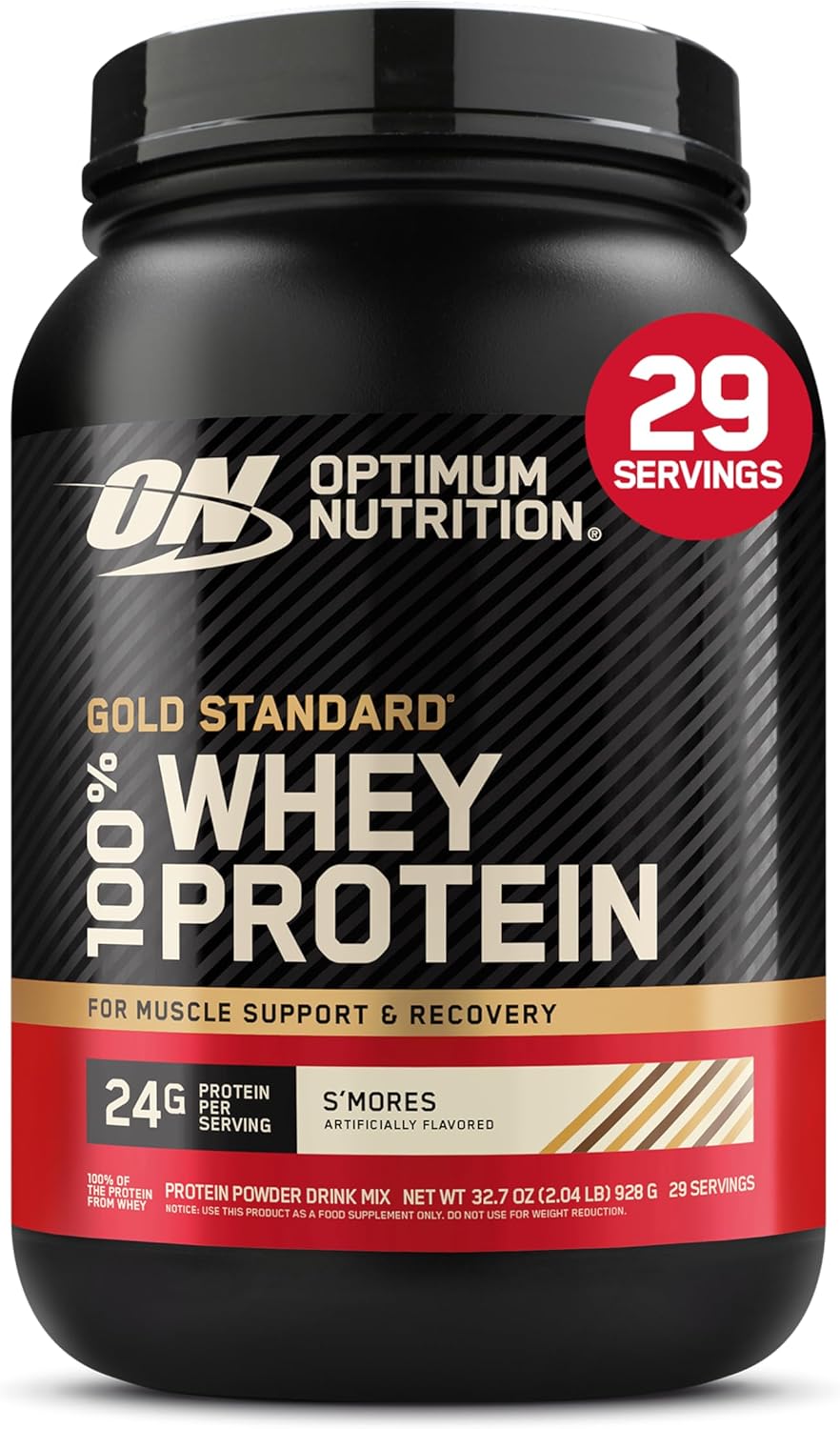 Optimum Nutrition Whey Protein Powder - Double Rich Chocolate Flavor | 1.98 lb Size