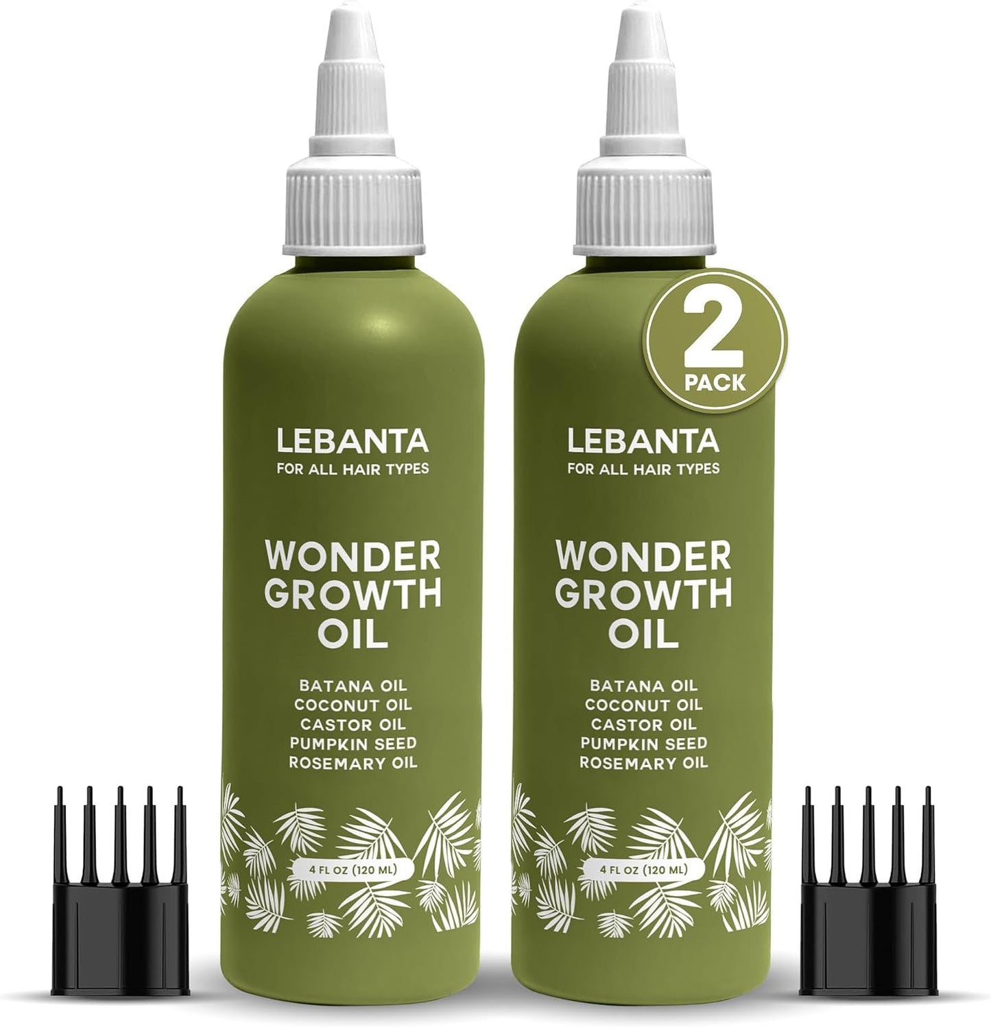 Lebanta Batana Oil for Hair Growth - 100% Pure Organic Blend with Castor, Pumpkin Seed & Rosemary | Thicker, Stronger Hair (1 Pack)