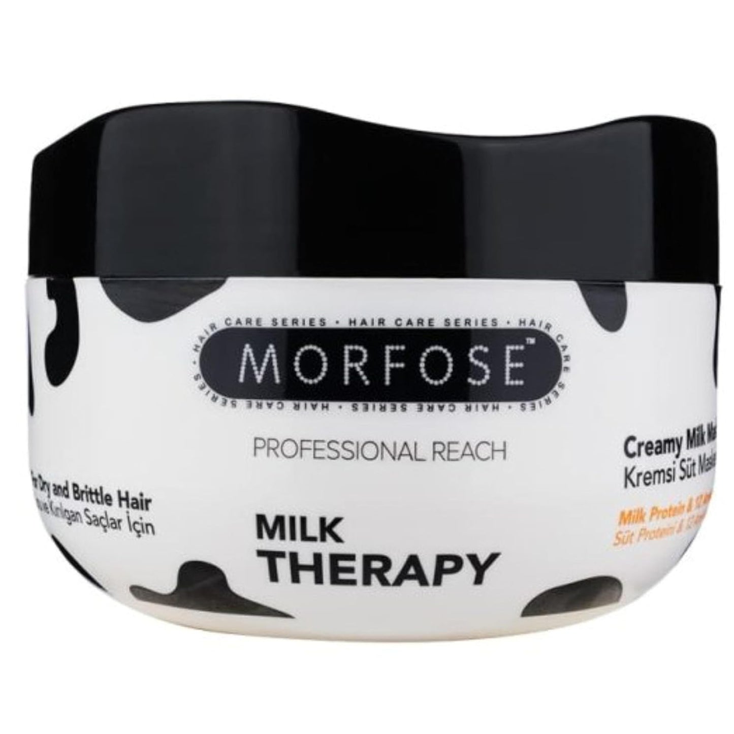 Morfose Professional Hair Mask - Nourishing Treatment for Dry, Damaged Hair | 16.9 Fl Oz (Milk Therapy)