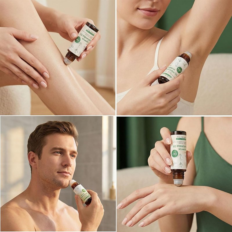 Cyperus Rotundus Oil Roll-On | Hair Growth Inhibitor & Skin Nourishing Serum - 2-Pack (2 x 1oz)