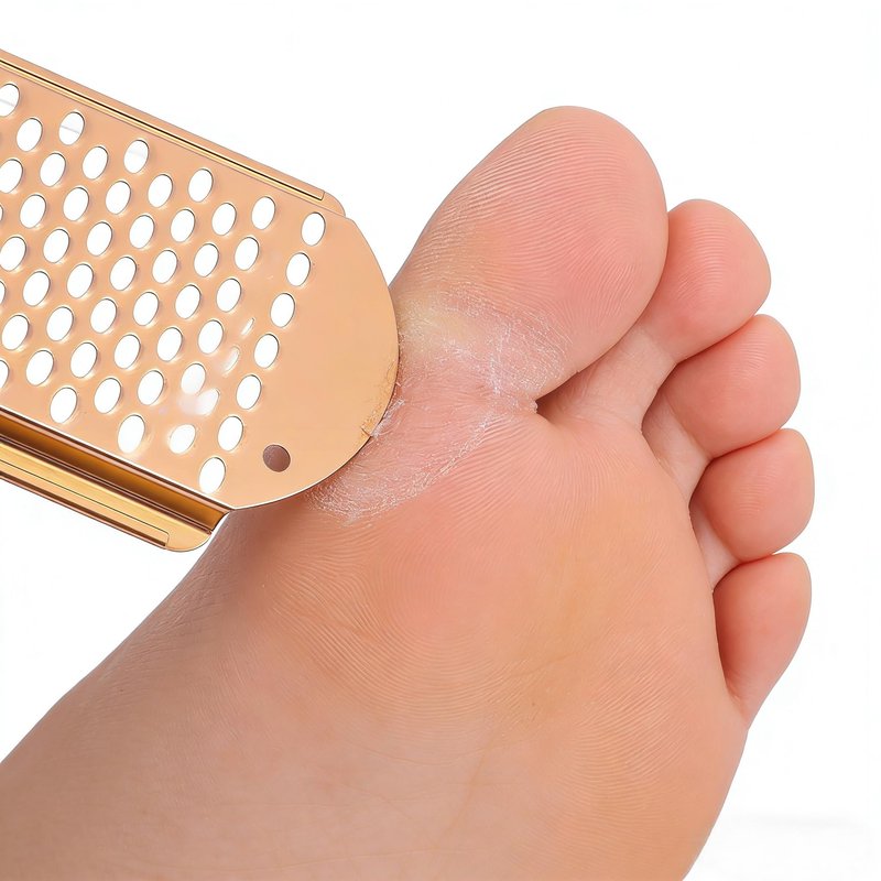 3pcs Foot File Replacement Blades, Stainless Steel File Callus Tool Corn Remover Skin Remover Foot File Tool Feet Shaver Dead Skin Convenient Foot Scraper (Gold)