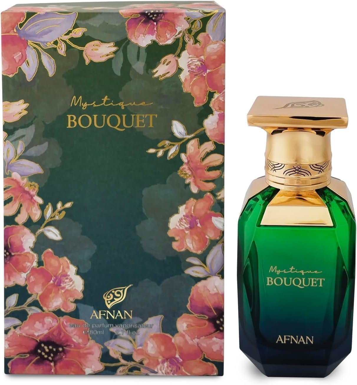 Afnan Mystique Bouquet Eau De Parfum for Women - 2.7 Fl. Oz | Floral Fragrance