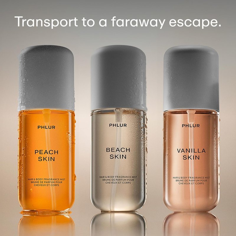 Paradise Skin Hair & Body Mist Set - Travel Size Fragrance Trio | 3 x 3 Fl Oz