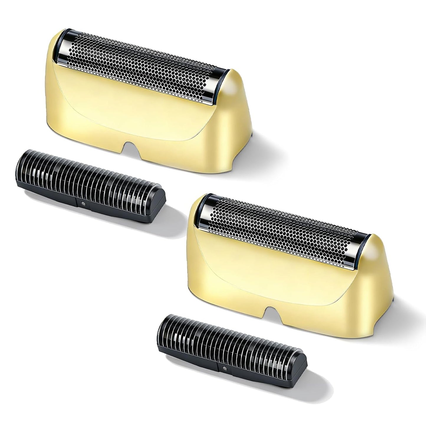 Shaver Replacement Foil & Cutter - 2-Pack for BaBylissPRO UV-Disinfecting Foil | Gold