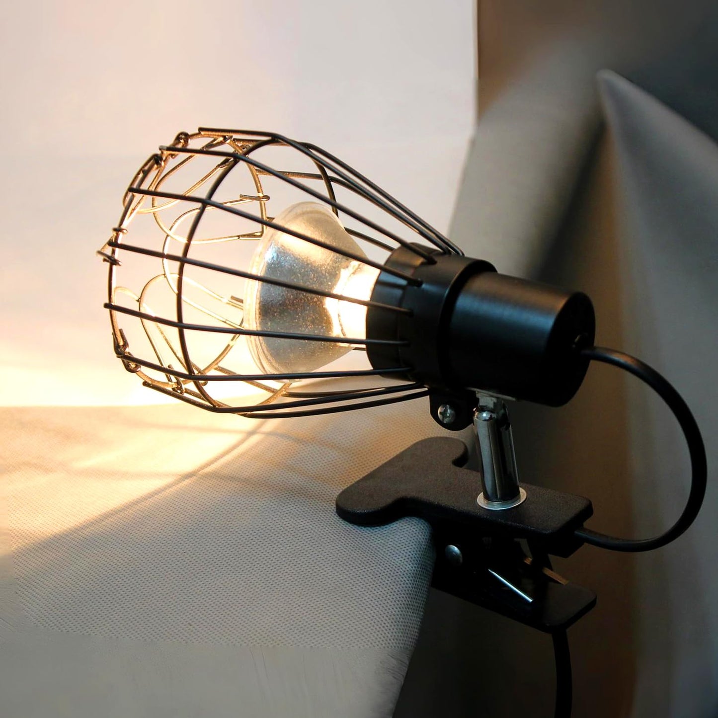 Uonlytech Light Bulb Cover Metal Lamp Bulb Guard Industrial Clamp on Metal Guard Cage Hanging Cover for Pendant Farmhouse Light Vintage s