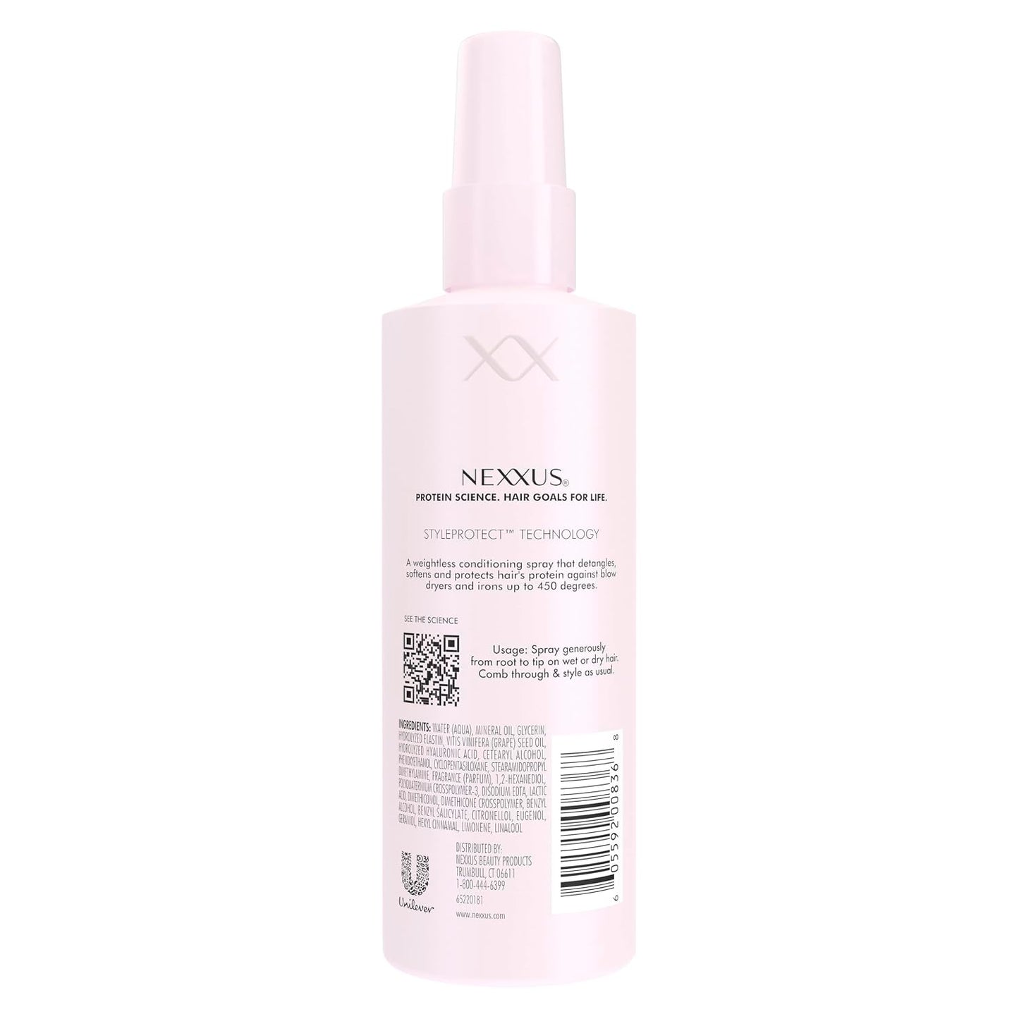 Nexxus Heat Protectant Spray - Nourishing Hair Defense with Styleprotect Technology | 6 oz