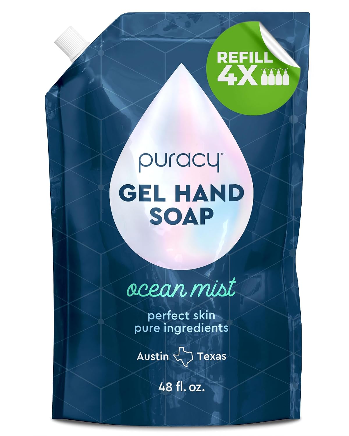 Puracy Organic Hand Soap - Moisturizing Natural Gel for Soft Skin | Cucumber & Mint, 12 fl. oz.