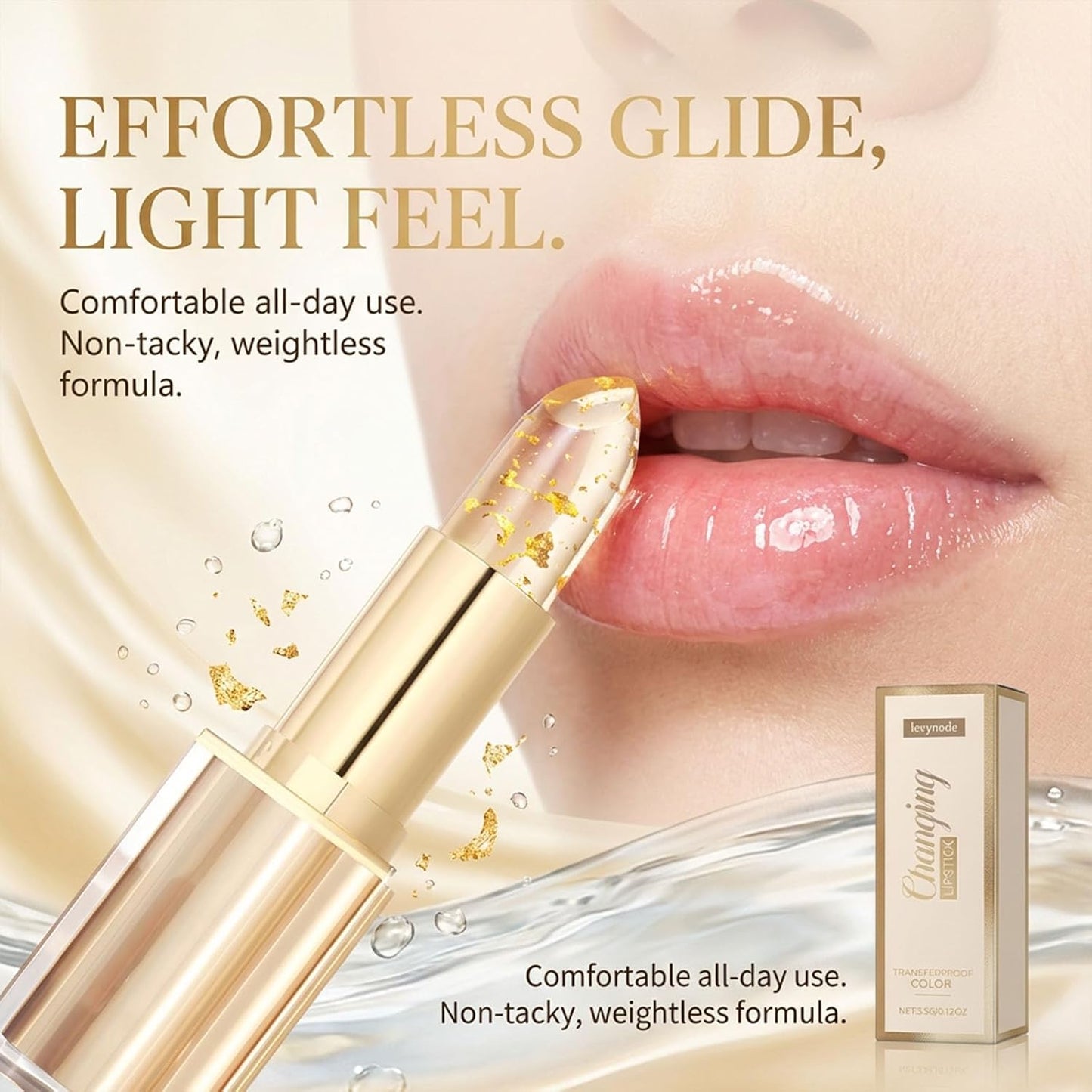 Color Changing Lipstick - PH Activated Tint Balm for All Skin Tones | Long-Lasting Moisturizing Glow (1pc)