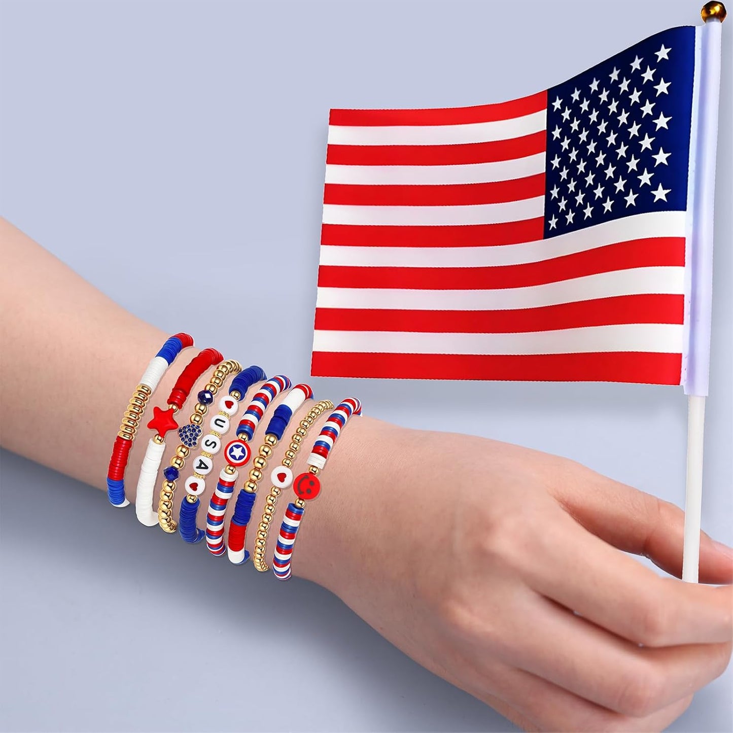 Friendship Bracelets Set - Colorful Beaded Stretchable Bracelets for Teens | Stackable Gift Ideas for Holidays