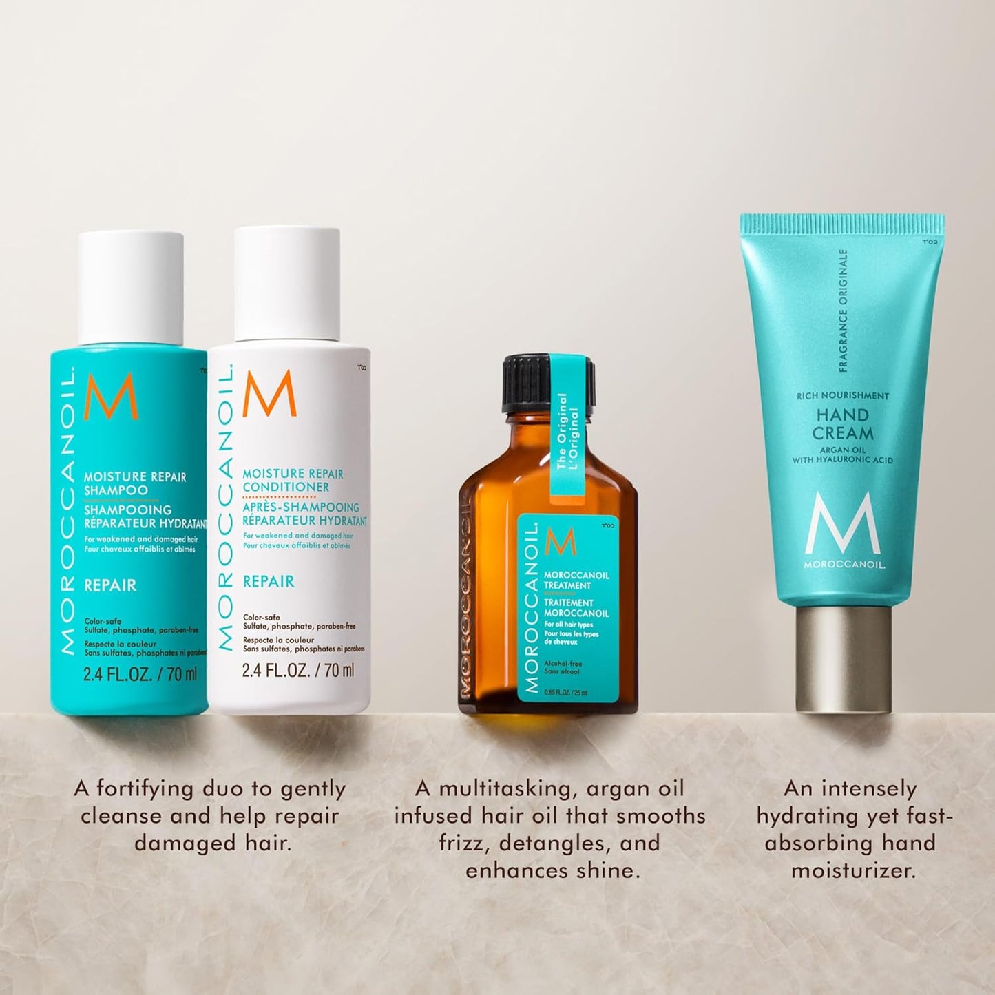 Moroccanoil Hair Care Gift Set - Nourishing Treatment & Styling Essentials | Perfect for All Hair Types