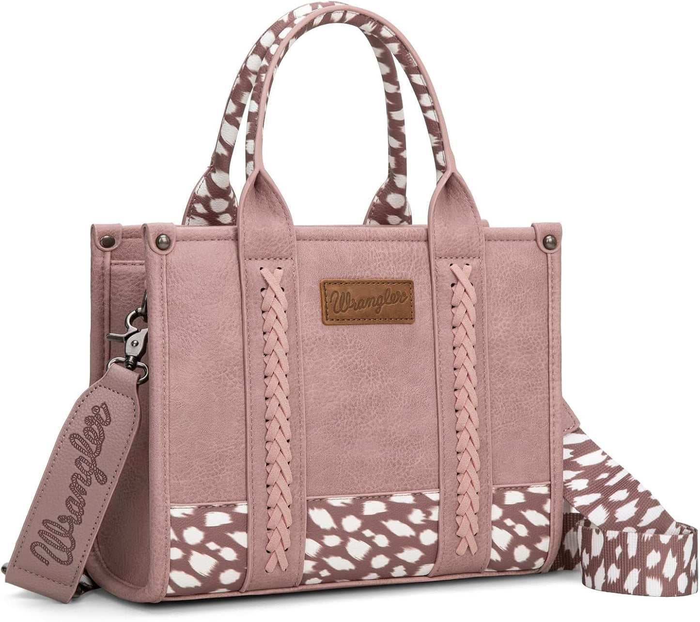 Montana West Tote Bag - Western Cow Print Purse for Women | Designer Top Handle Handbag