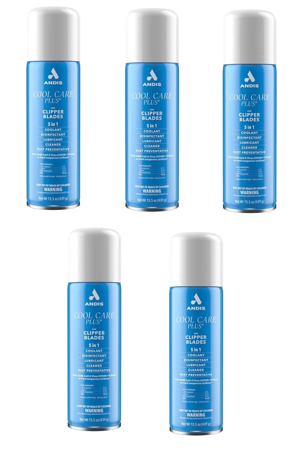 Cool Care Plus Clipper Blade Cooling Spray - 15.5oz Grooming Cleaner for Stylists & Barbers