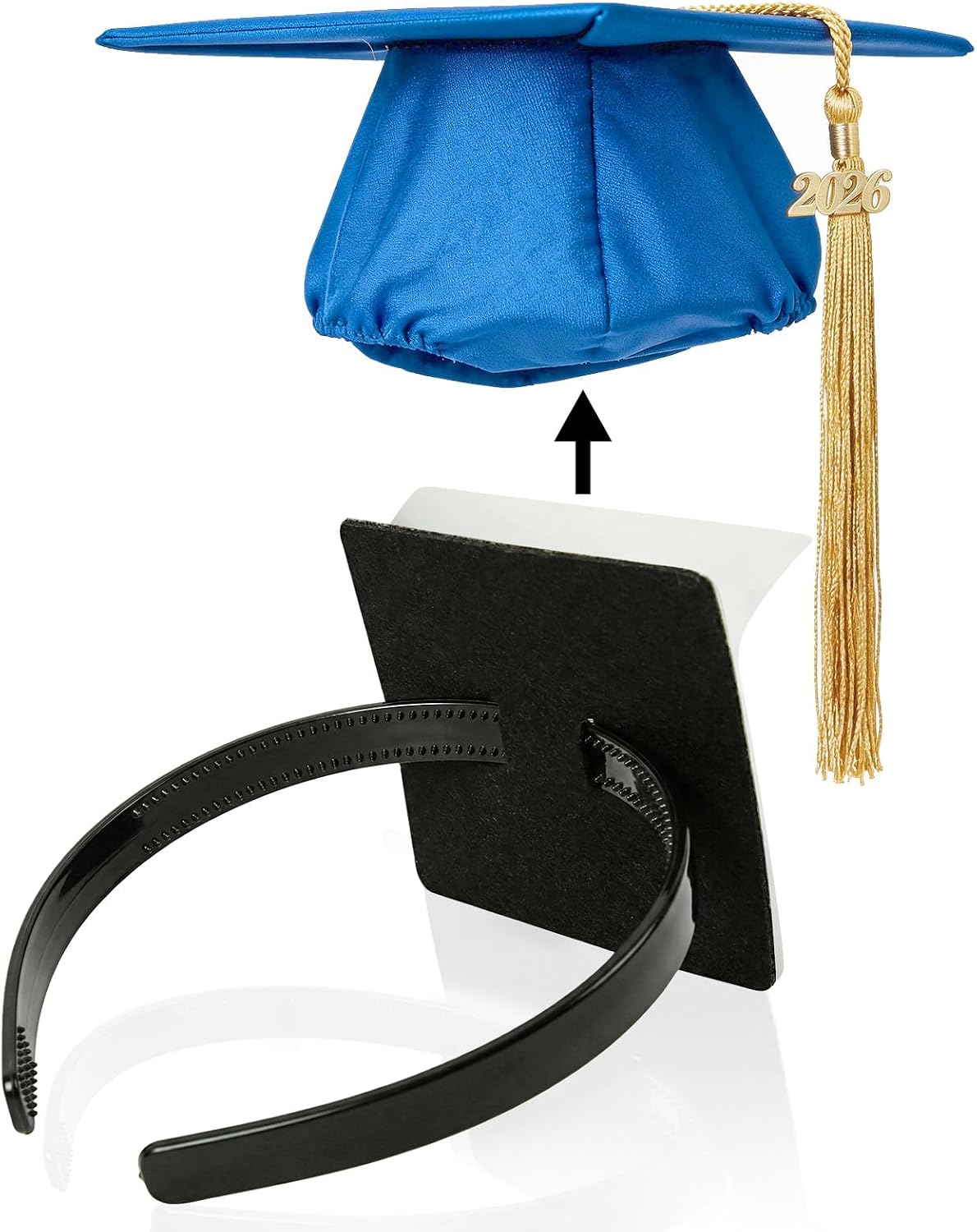Graduation Cap Headband - Anti-Fall Hair Band for Secure Fit | Perfect for 2026 Graduates