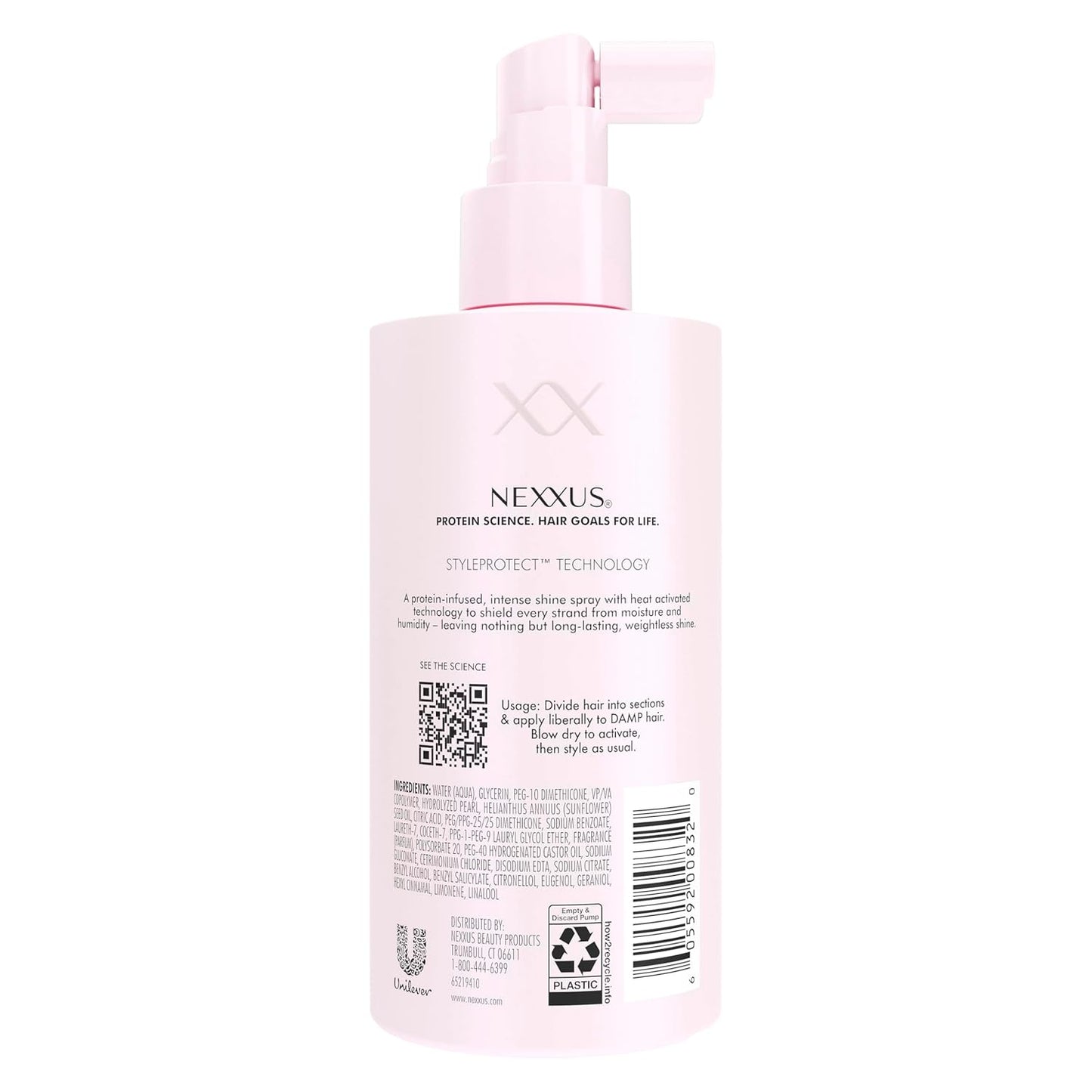 Nexxus Epic Shine Anti-Humidity Spray - Weightless Heat Protection for Long-Lasting Shine | 8 oz