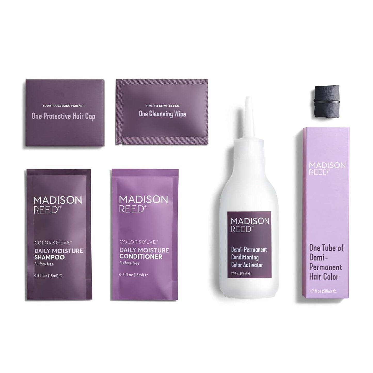 Madison Reed ColorWonder Demi-Permanent Hair Color Kit - 2B Blue Black | Vivid Blue Undertone, Ammonia-Free, No Bleach Needed