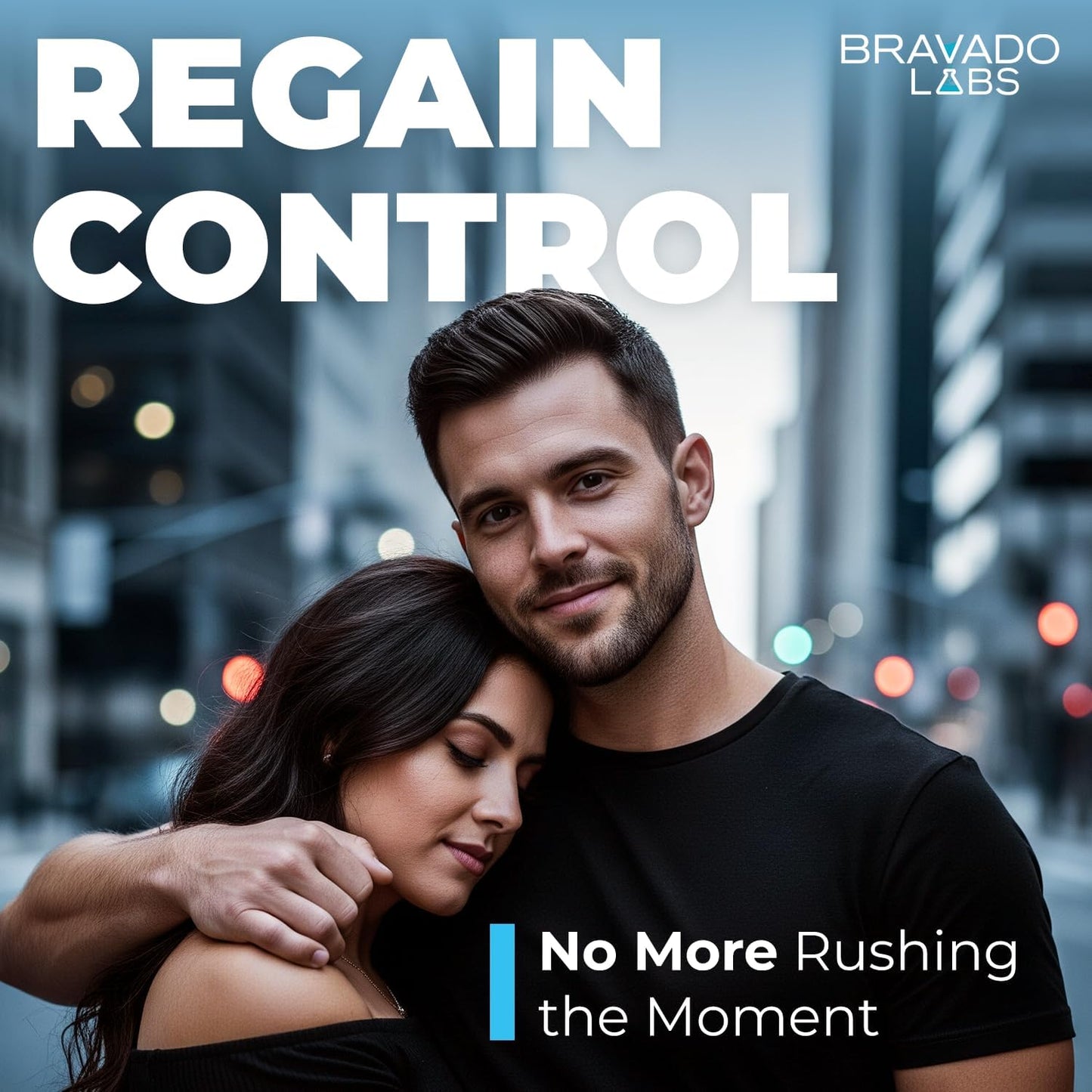 Bravado Labs Delay Cream for Men - Benzocaine Topical Gel for Enhanced Endurance | Long-Lasting Formula