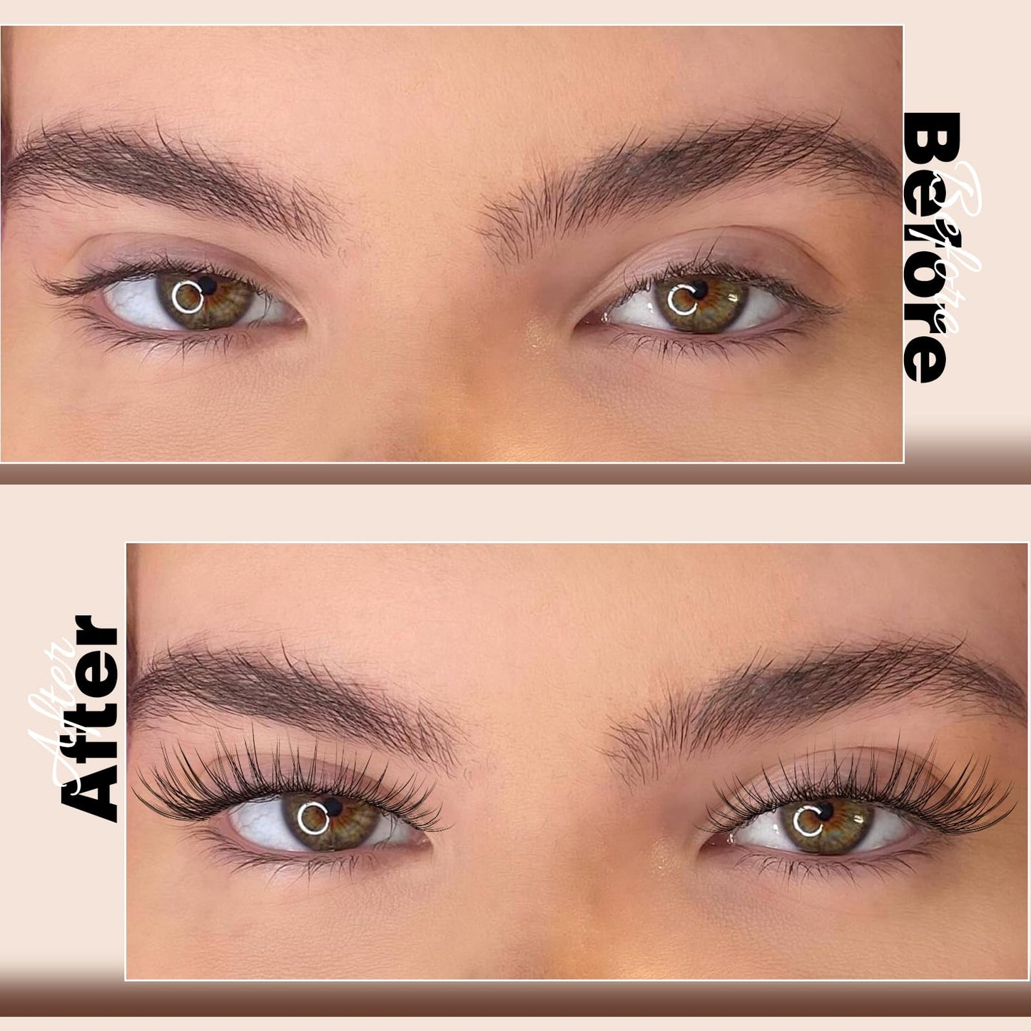 JMS&JMS Natural Lash Clusters Invisible Band Wispy Lashes for Beginner