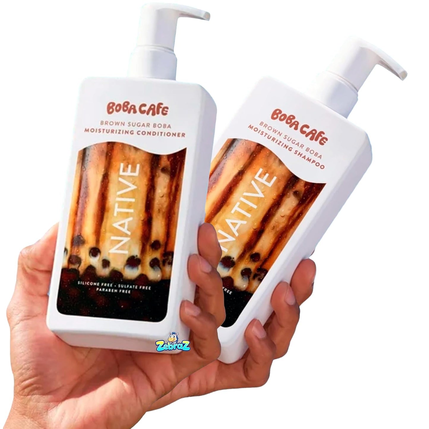 Native Limited Edition Brown Sugar Boba Shampoo & Conditioner | 16.5 fl oz - Set of 2