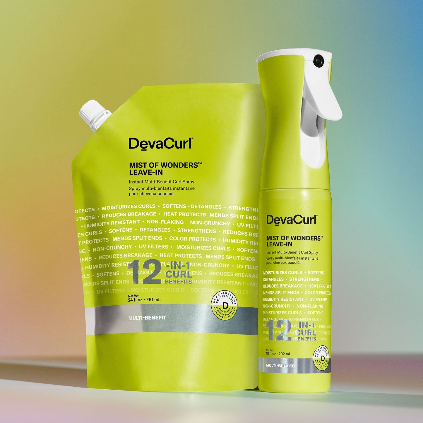 DevaCurl Mist of Wonders Leave In Multi-Benefit Curl Spray, 10 oz