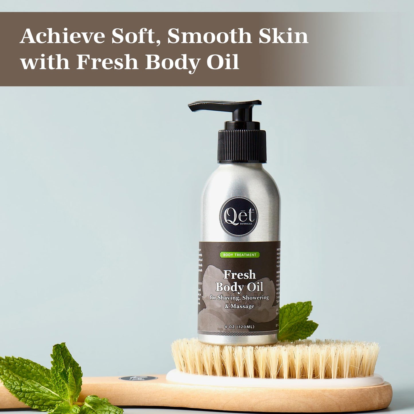 Fresh Body Oil for Shaving, Showering & Massage