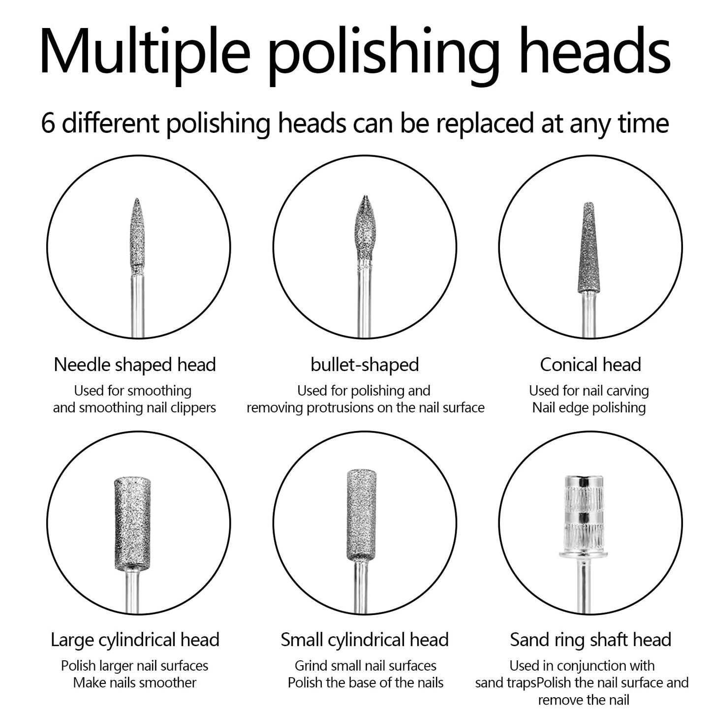 Nail Drill Kit Electric Rechargeable Set Cordless Nail Art Grinding Machine Compact Professional Nail File for Gel Manicure Pedicure Polishing Tool Household,Nail Removal Machine (Golden)