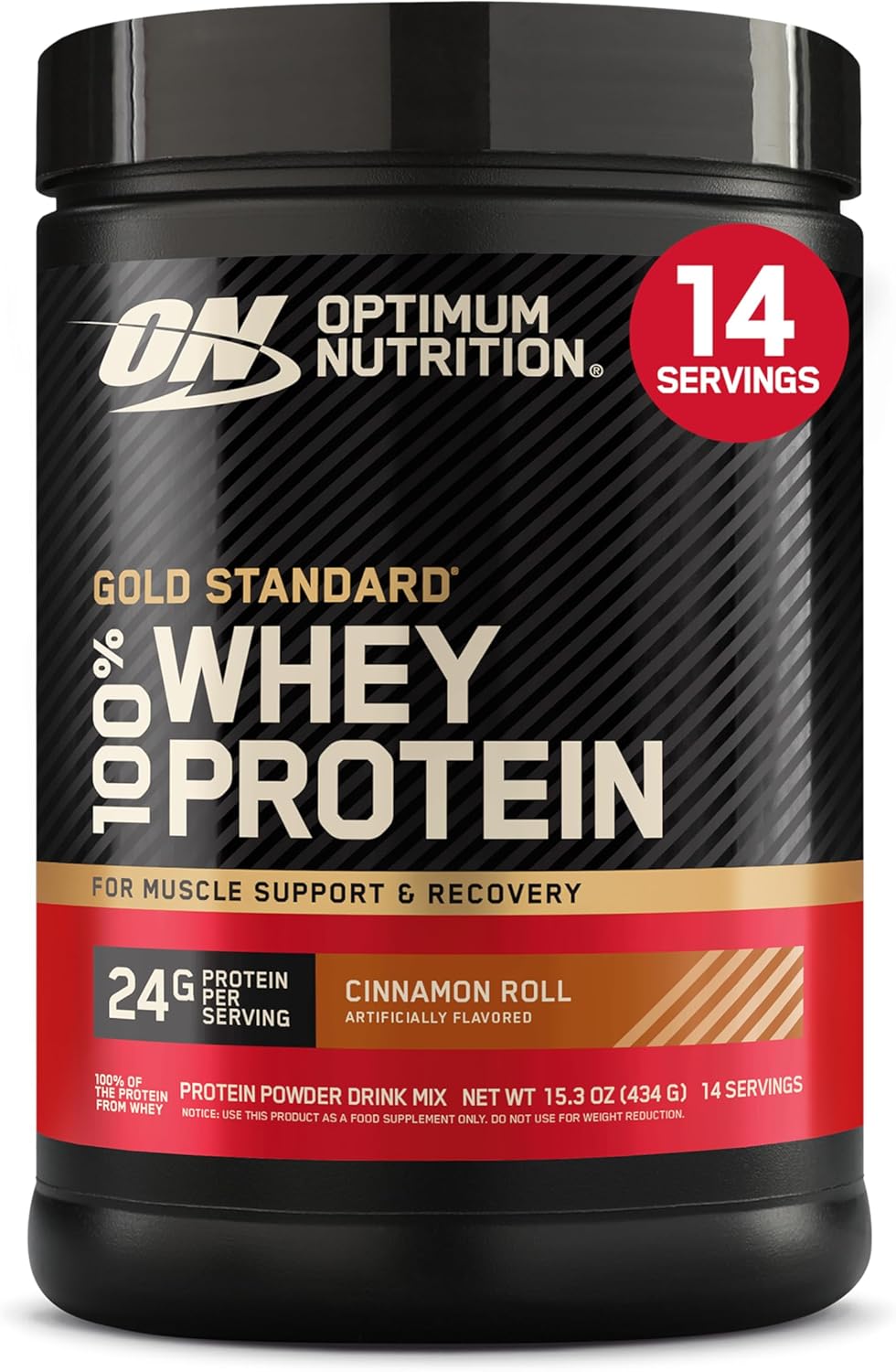 Optimum Nutrition Whey Protein Powder - Double Rich Chocolate Flavor | 1.98 lb Size