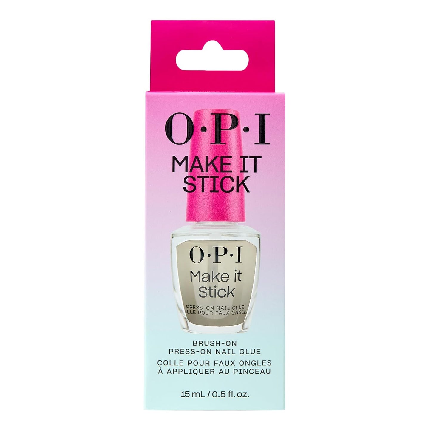 OPI Nail Adhesive Glue & Press-On Tabs - Up to 14 Days Wear | Fast Drying, Vegan Formula