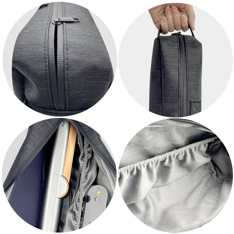 Honlyn Airstrait Travel Bag Compatible with Dyson Airstrait Straightener/Supersonic r/Supersonic Co-anda 2x™ Case Waterproof Case, Airwrap/Corrale/HS03/HS01/SH05 Hair Straightener Accessories