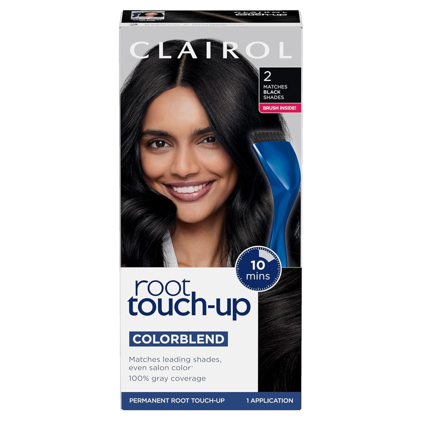 Clairol Root Touch-Up Permanent Hair Dye - 5 Medium Brown | 100% Gray Coverage, Easy Brush Application