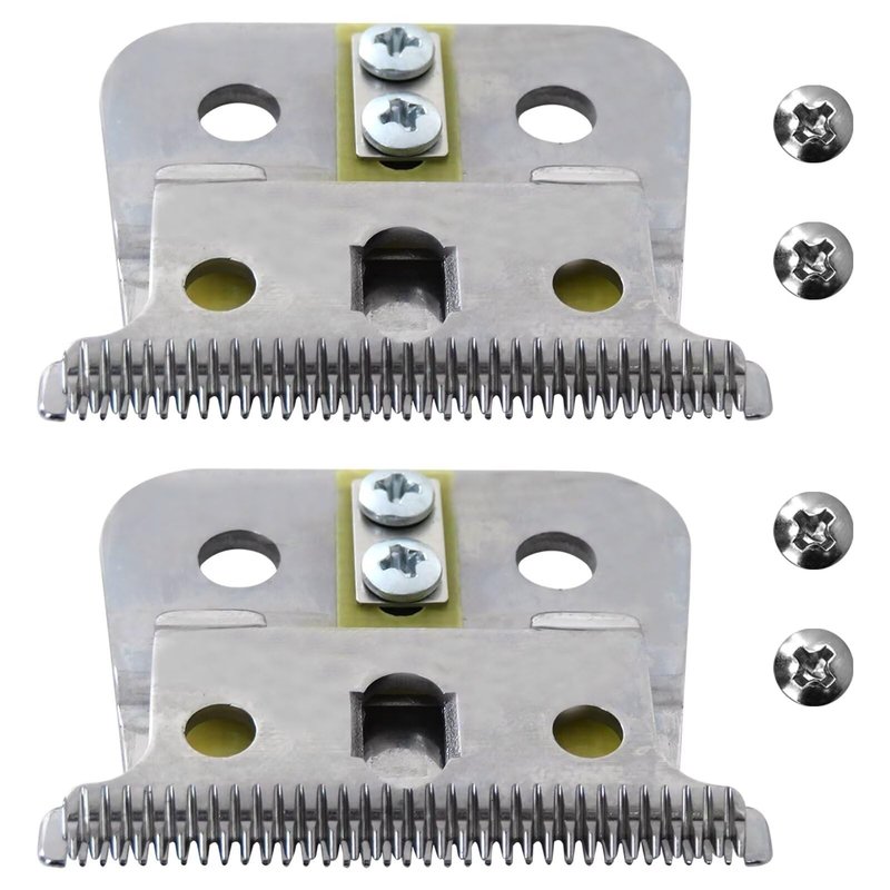 Upgraded Trimmer Blades Replacement Kit for Andis G/GO/GTO/GTX T-Out-liners Trimmers, 2 Sets of Blades for Headliner LS2 LS3 Trimmers