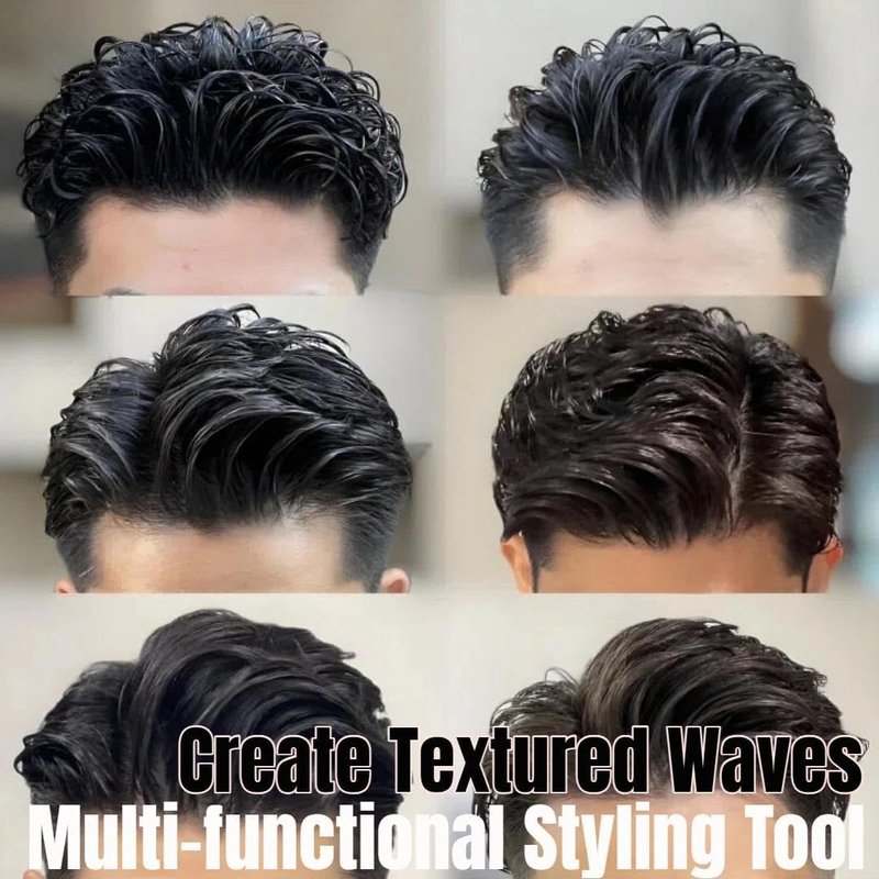 Texturizing Comb for All Hair Types - Volumizing & Detangling Tool | Travel-Friendly for Thick, Curly & Straight Hair