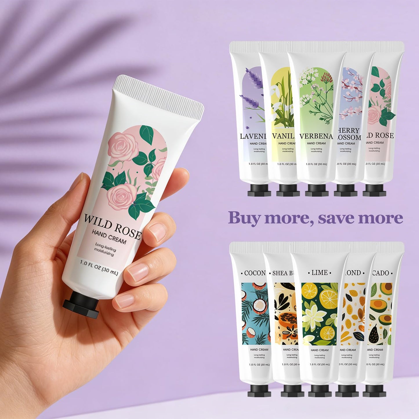 Mini Lotion Bulk Pack - 50 Travel Size Hand Lotions | Perfect for Bachelorette Party Favors & Christmas Gifts