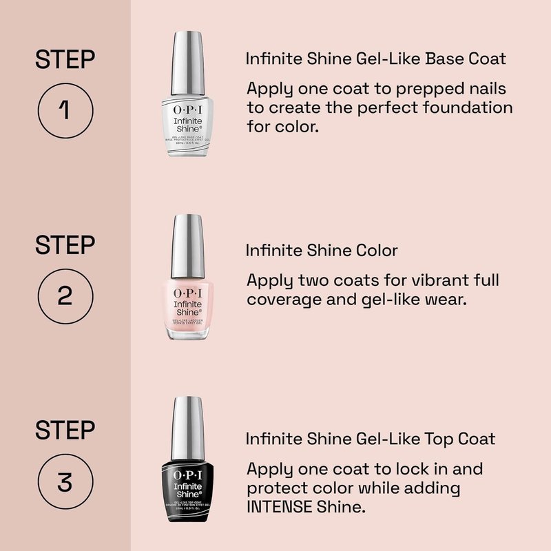 OPI Infinite Shine Nail Polish - Long Lasting Gel-Like Finish | Opaque Crème & Sheer Shades | Trip to the Brite Side
