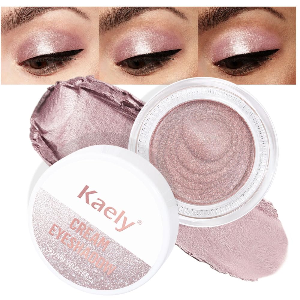 Matte Cream Eye Shadow Palette - Highly Pigmented Monochrome Colors | Waterproof & Blendable for Mature Skin