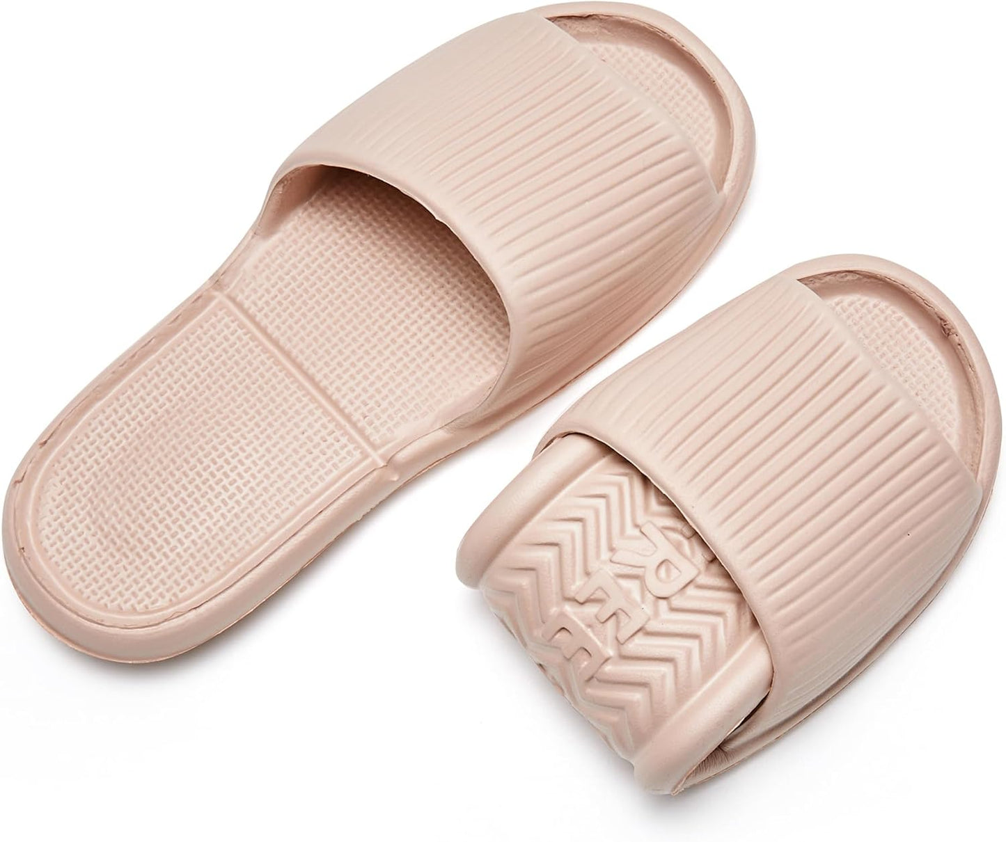 Foldable Shower Shoes - Non-Slip Portable Slippers for Travel | Lightweight EVA Quick-Dry Water-Resistant Slides for Men & Women