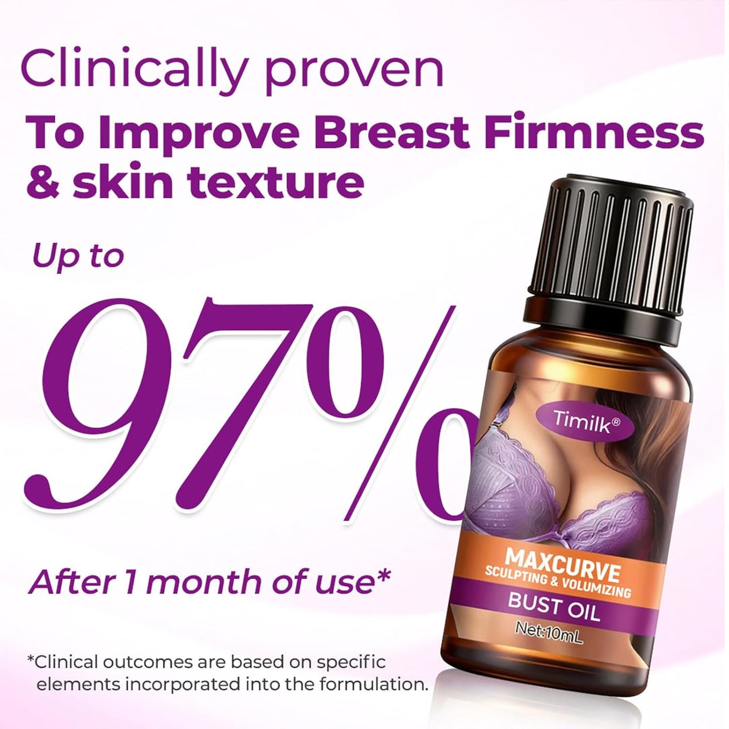 Maxcurve Tightening Oil - Firming Body Oil for Skin | 1 oz