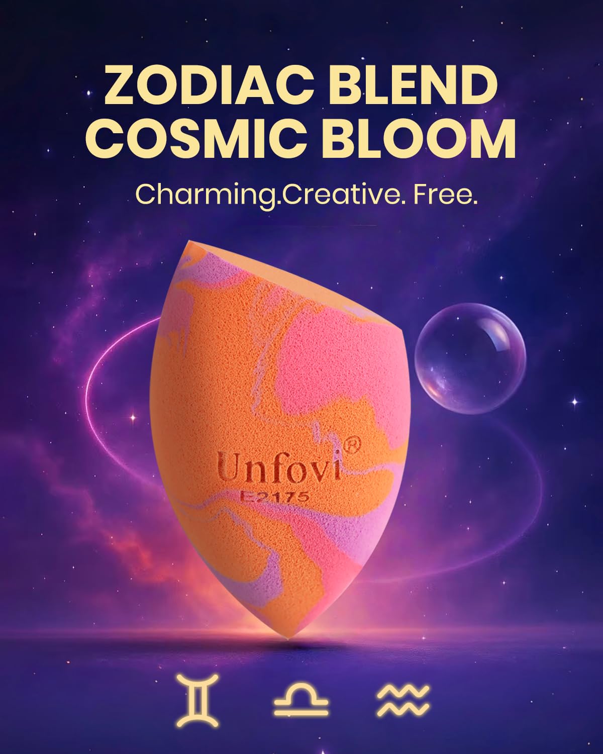 Tri-Color Makeup Sponges - Latex-Free, Low Absorption Beauty Blender Set | 6 Pcs for Foundation & Cream