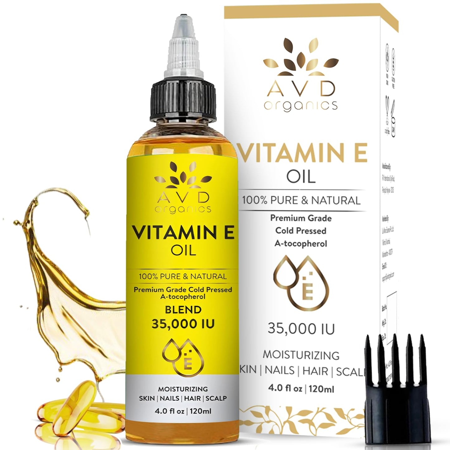 Jojoba Oil for Hair - Natural Cold-Pressed, Unrefined | 120ml (4.05 fl oz) - Ideal for Face, Scalp, Nails & Cuticles