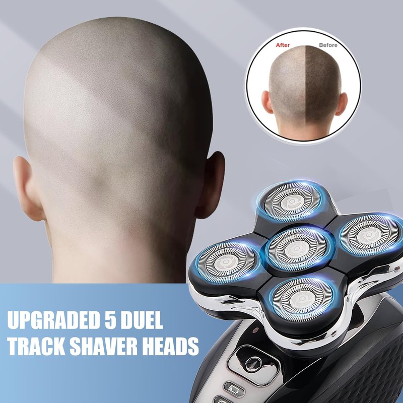 Balder Pro Shaver Peplacement Heads for Remington Balder Pro Head Shaver Model XR7000/XR1500/XR1501 Electric Shaving for Bald Men,3 Pack