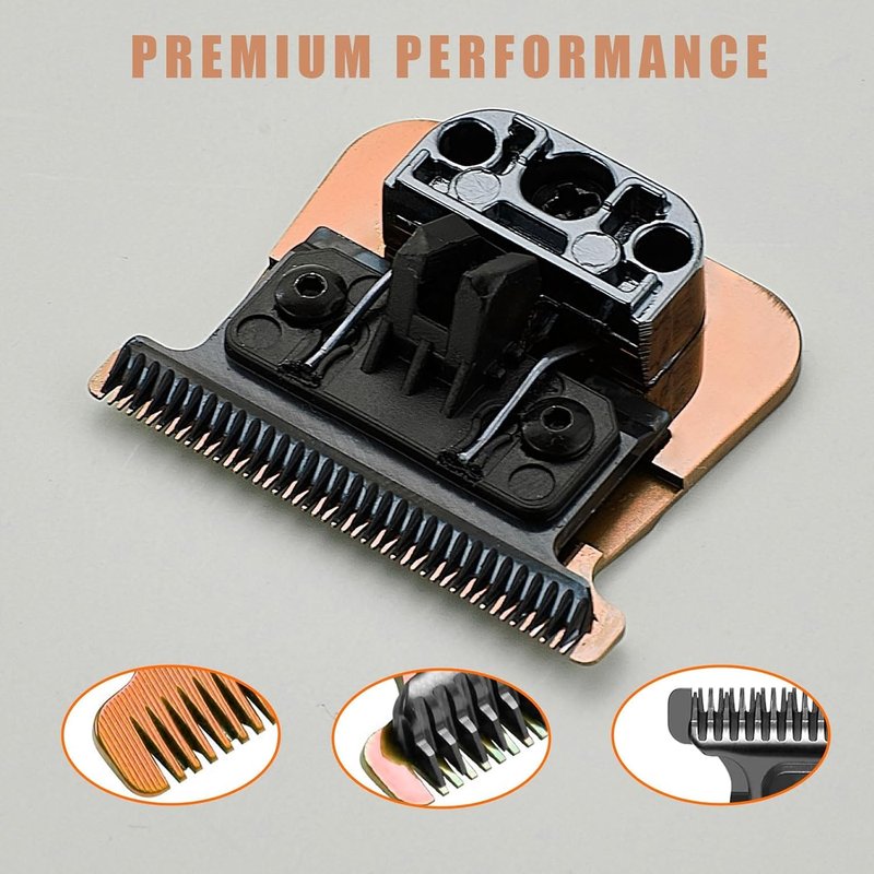 Replacement Blades for BaBylissPRO FX787 & FX726 Trimmers - Rose Gold, Perfect for Outlining Hair